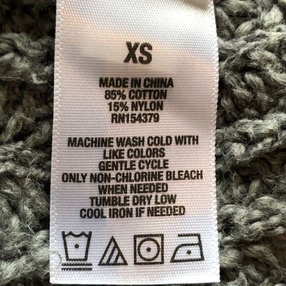 Aeropostale Pullover Sweater Gray XS - Picture 4 of 6